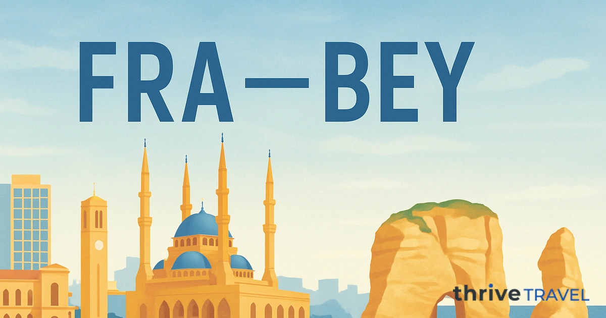 Frankfurt to Beirut