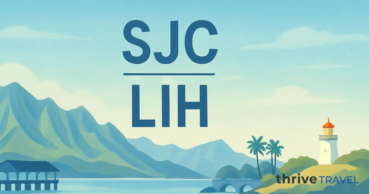 San Jose to Lihue
