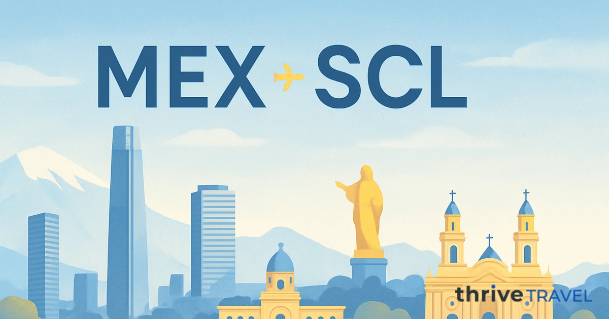 Mexico City to Santiago