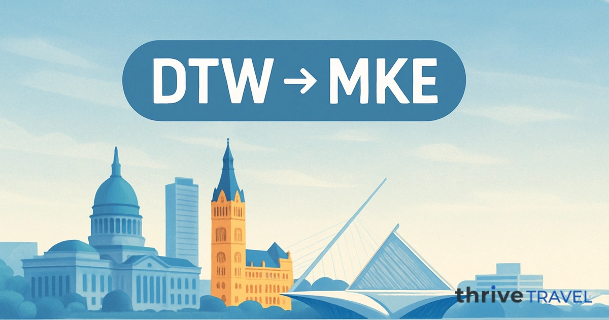 Detroit to Milwaukee