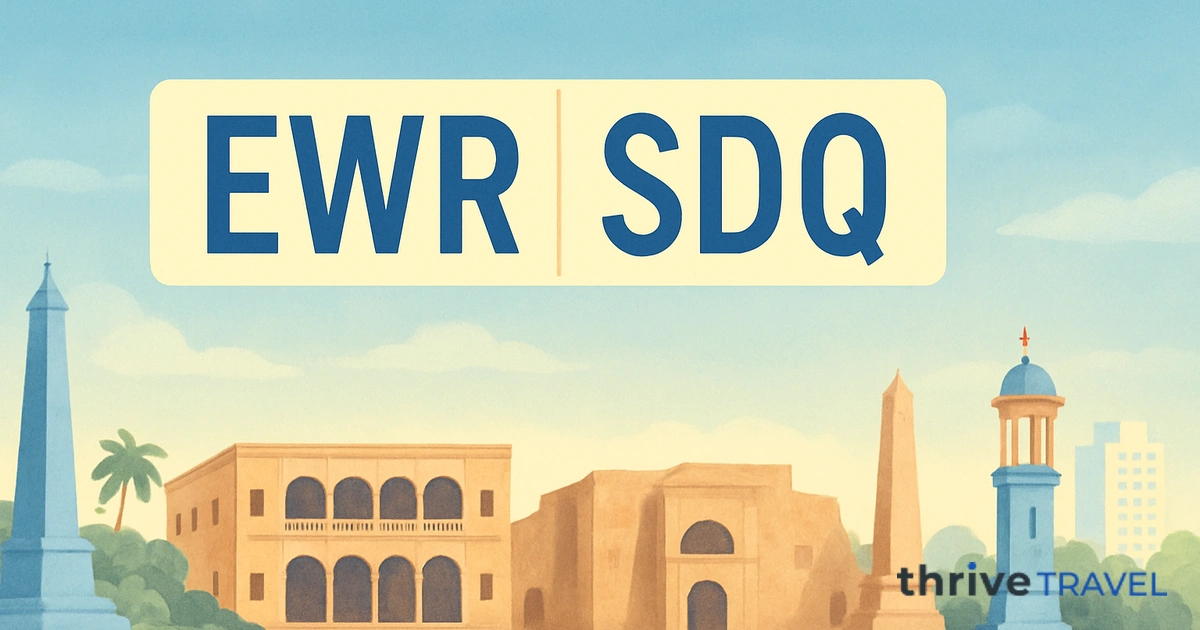 Newark to Santo Domingo