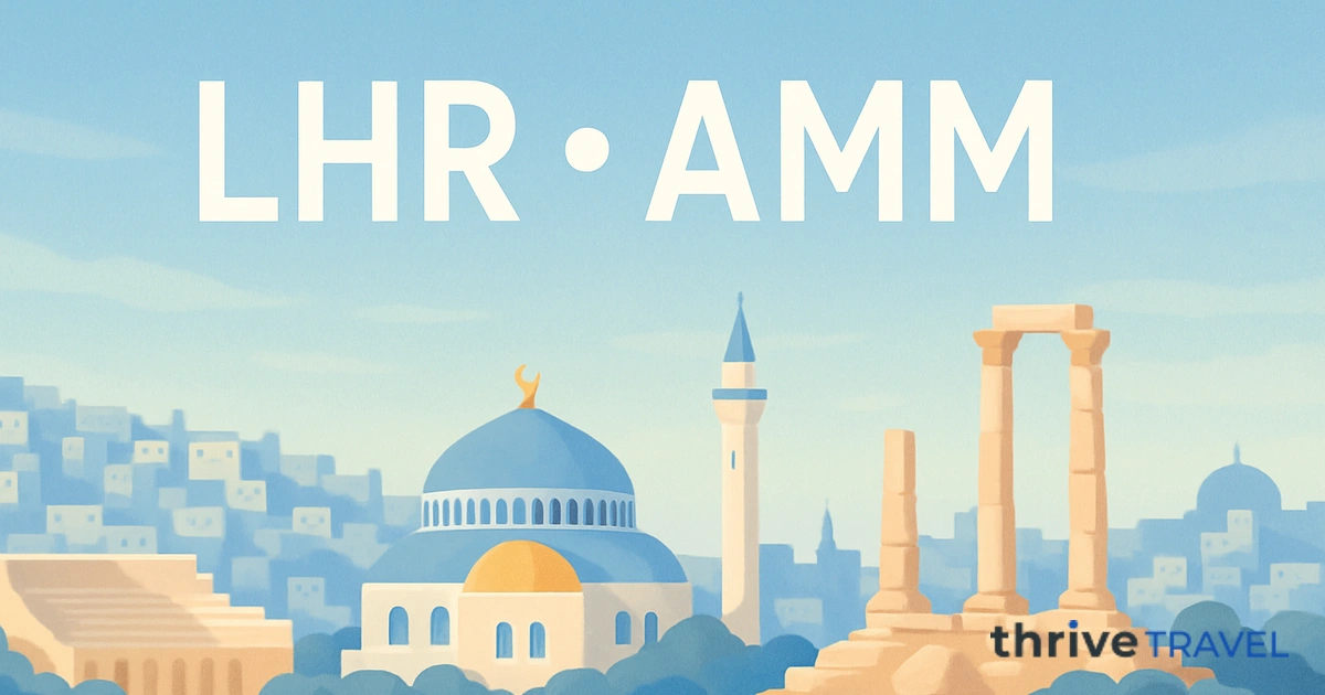 London to Amman