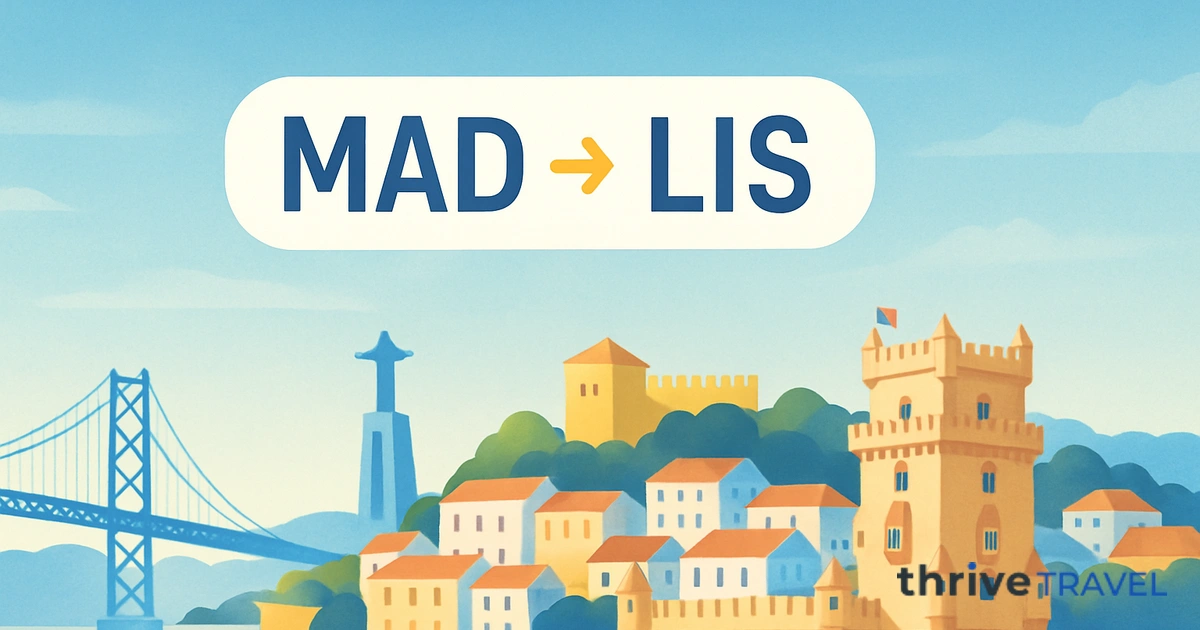 Madrid to Lisbon