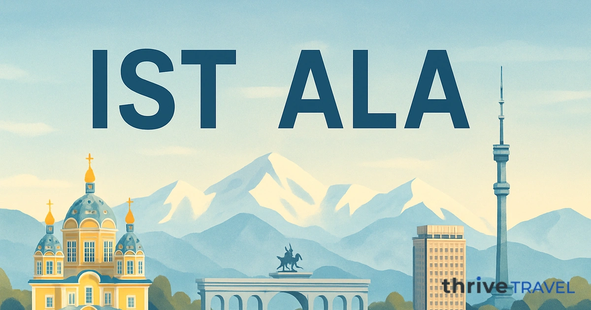 Istanbul to Almaty