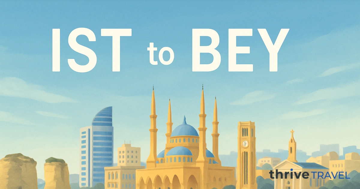 Istanbul to Beirut