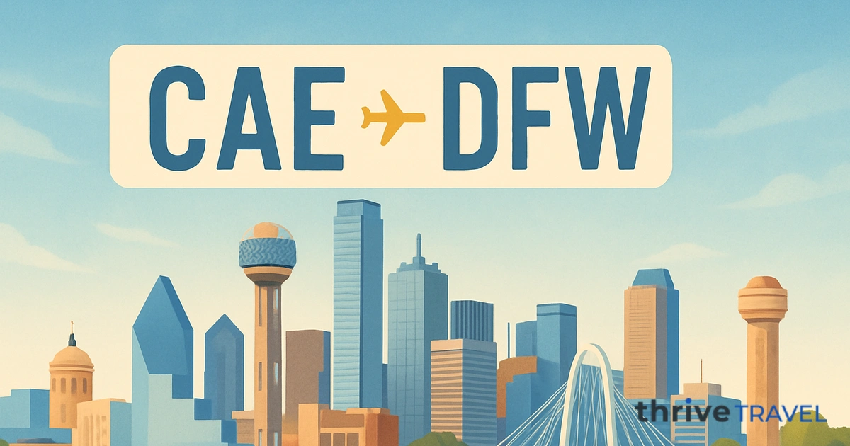 Columbia to Dallas