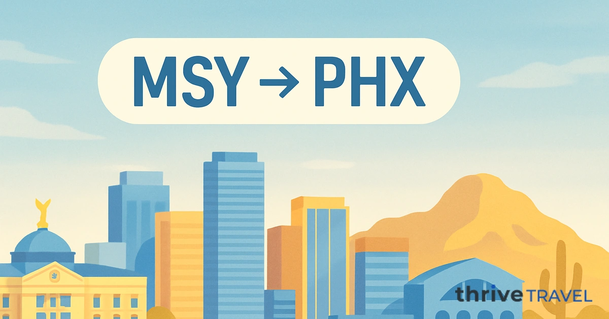 New Orleans to Phoenix