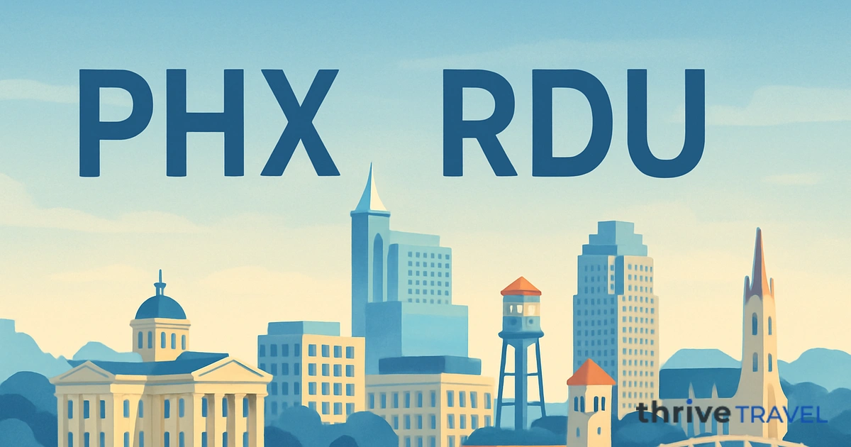Phoenix to Raleigh