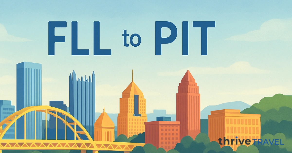 Fort Lauderdale to Pittsburgh