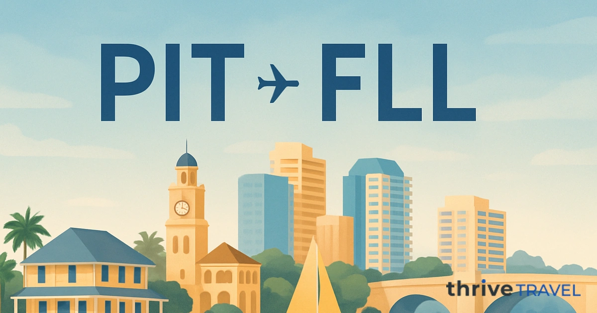 Pittsburgh to Fort Lauderdale
