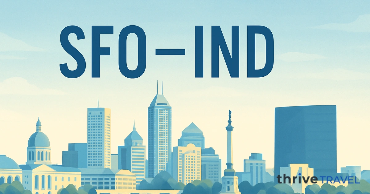 San Francisco to Indianapolis