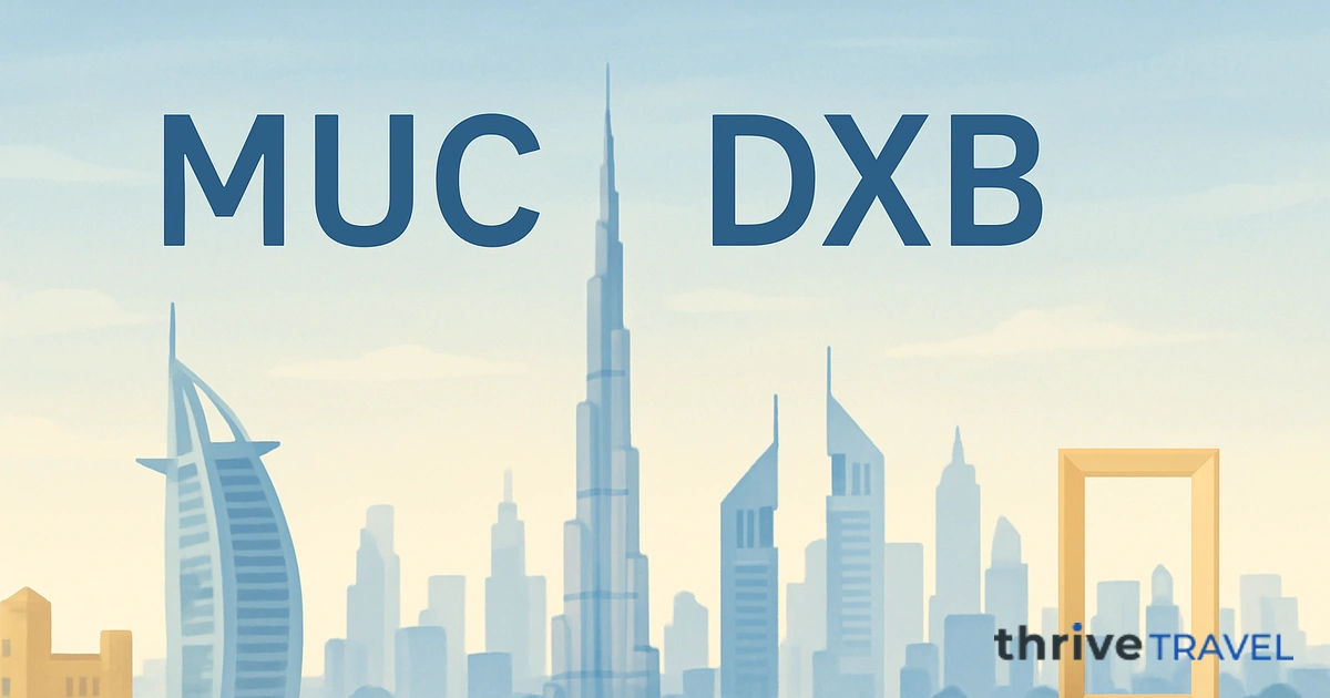 Munich to Dubai