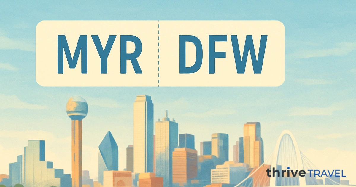 Myrtle Beach to Dallas