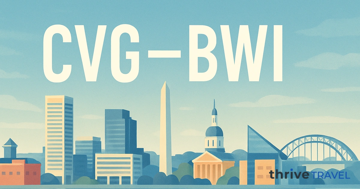 Cincinnati to Baltimore