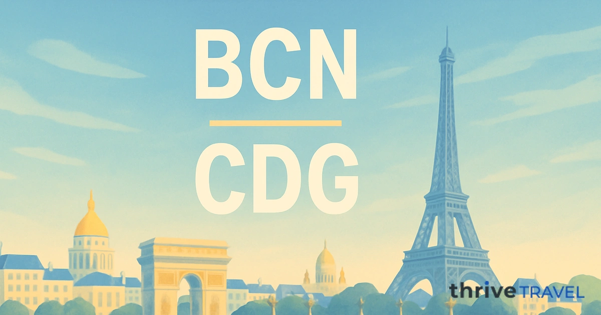 Barcelona to Paris