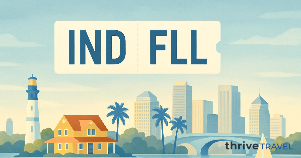 Indianapolis to Fort Lauderdale