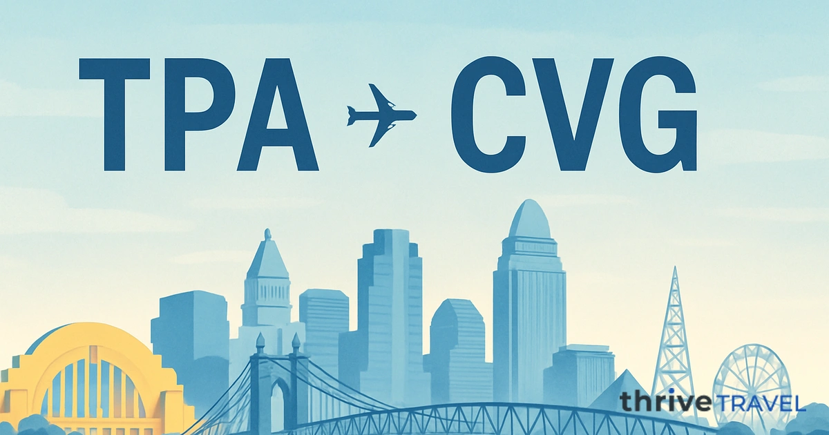 Tampa to Cincinnati