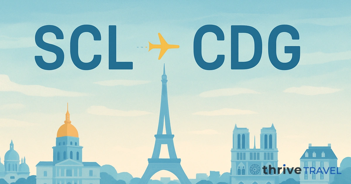 Santiago to Paris