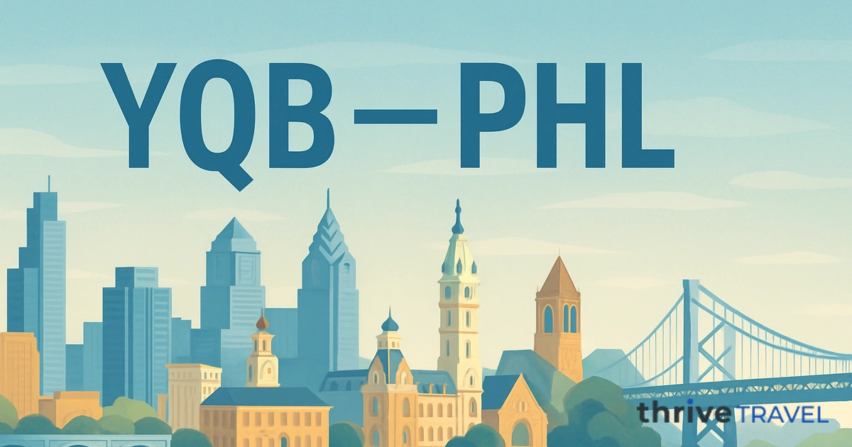 Quebec City to Philadelphia