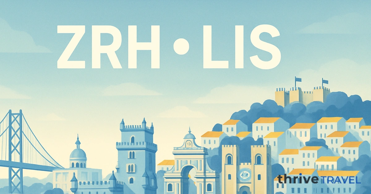 Zurich to Lisbon