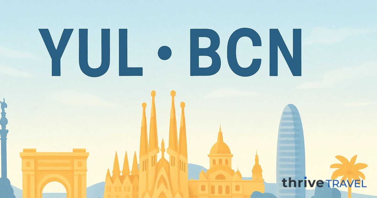 Montreal to Barcelona