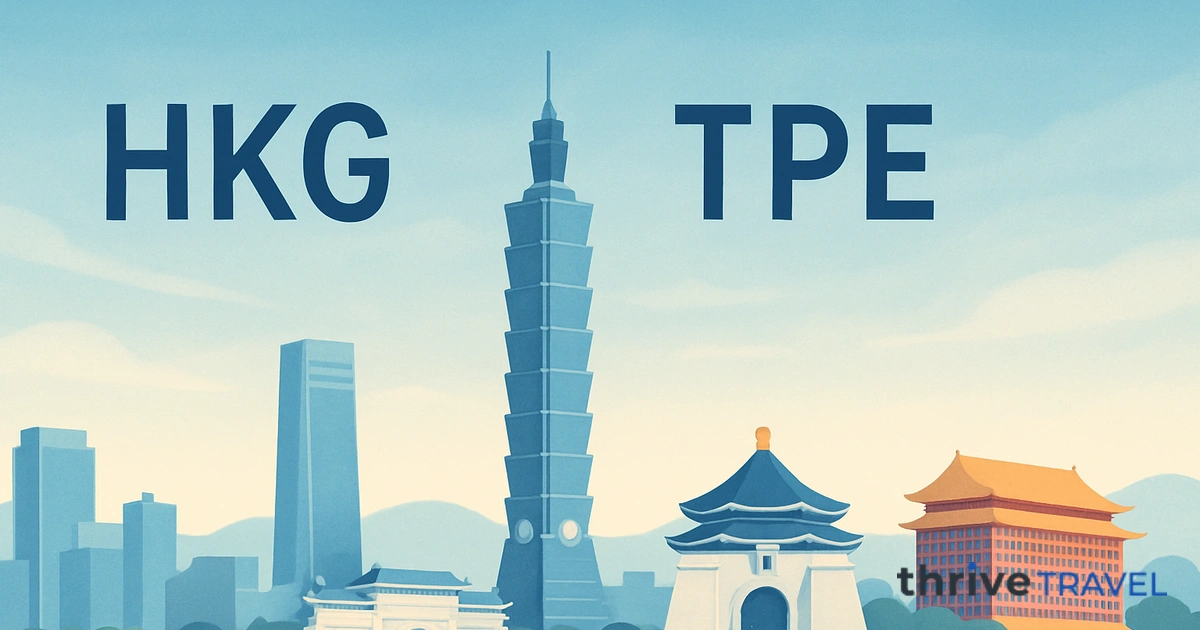 Hong Kong to Taipei
