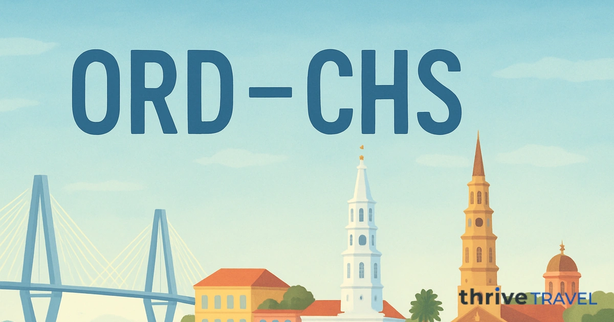 Chicago to Charleston