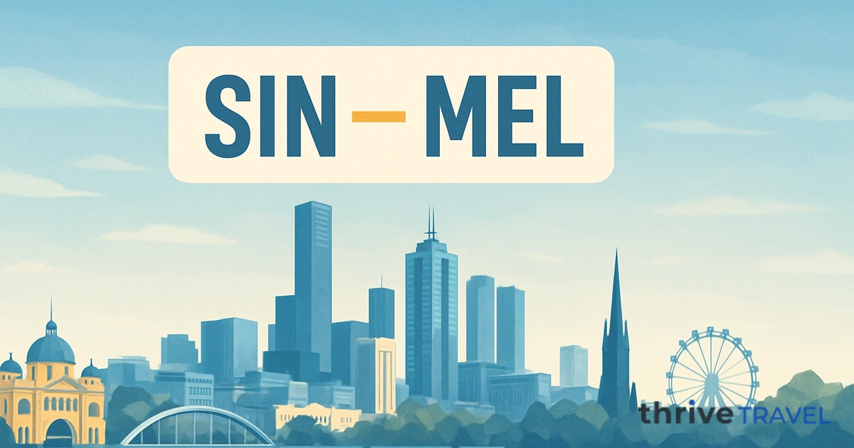Singapore to Melbourne