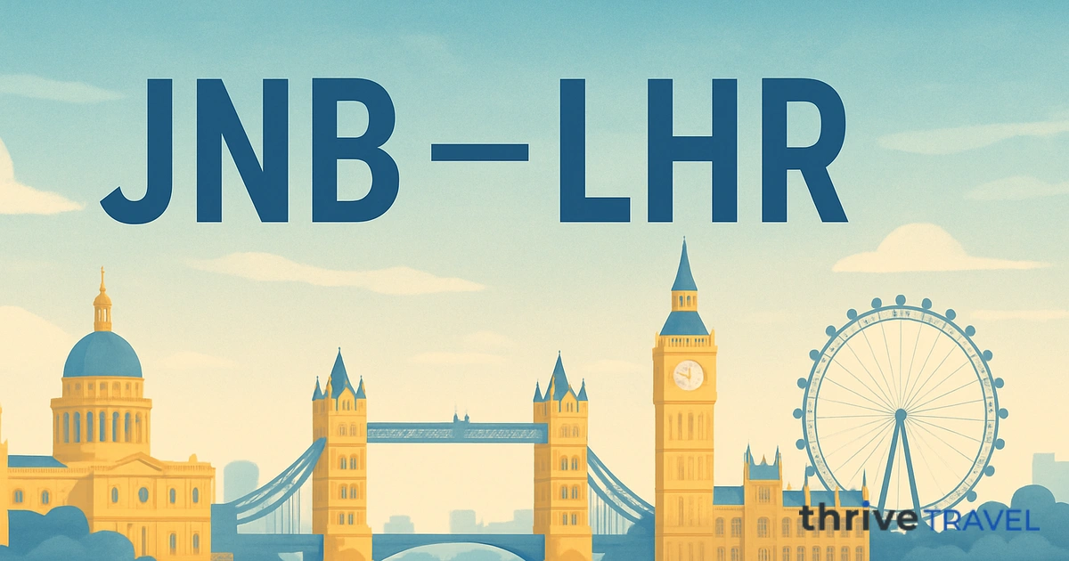 Johannesburg to London
