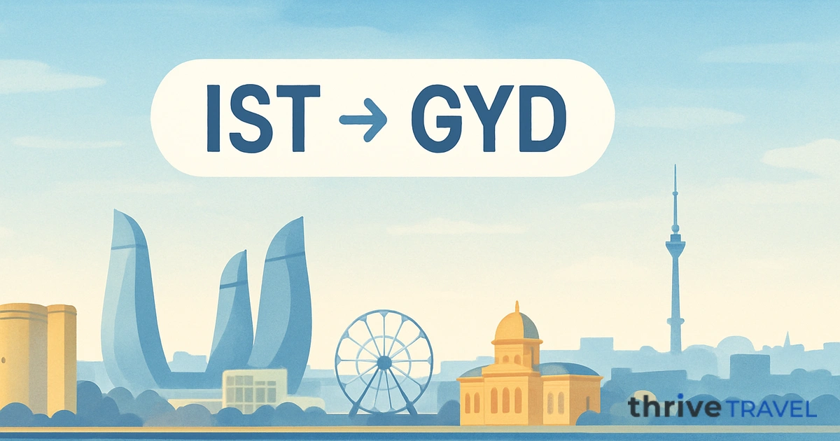 Istanbul to Baku