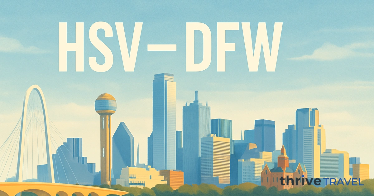 Huntsville to Dallas