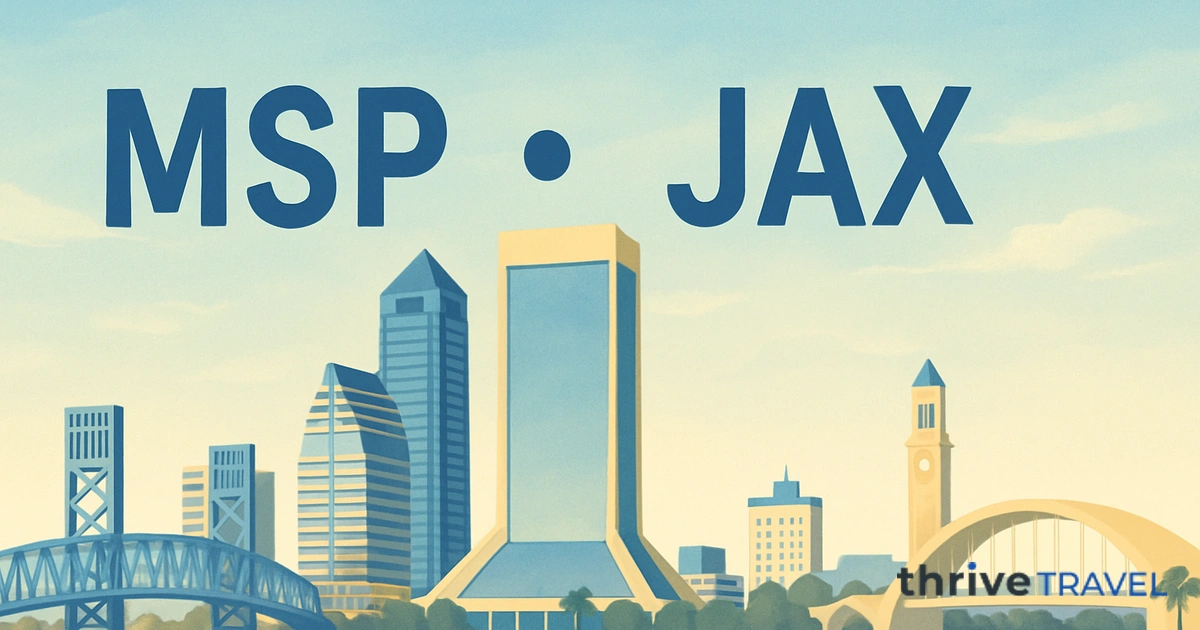 Minneapolis to Jacksonville