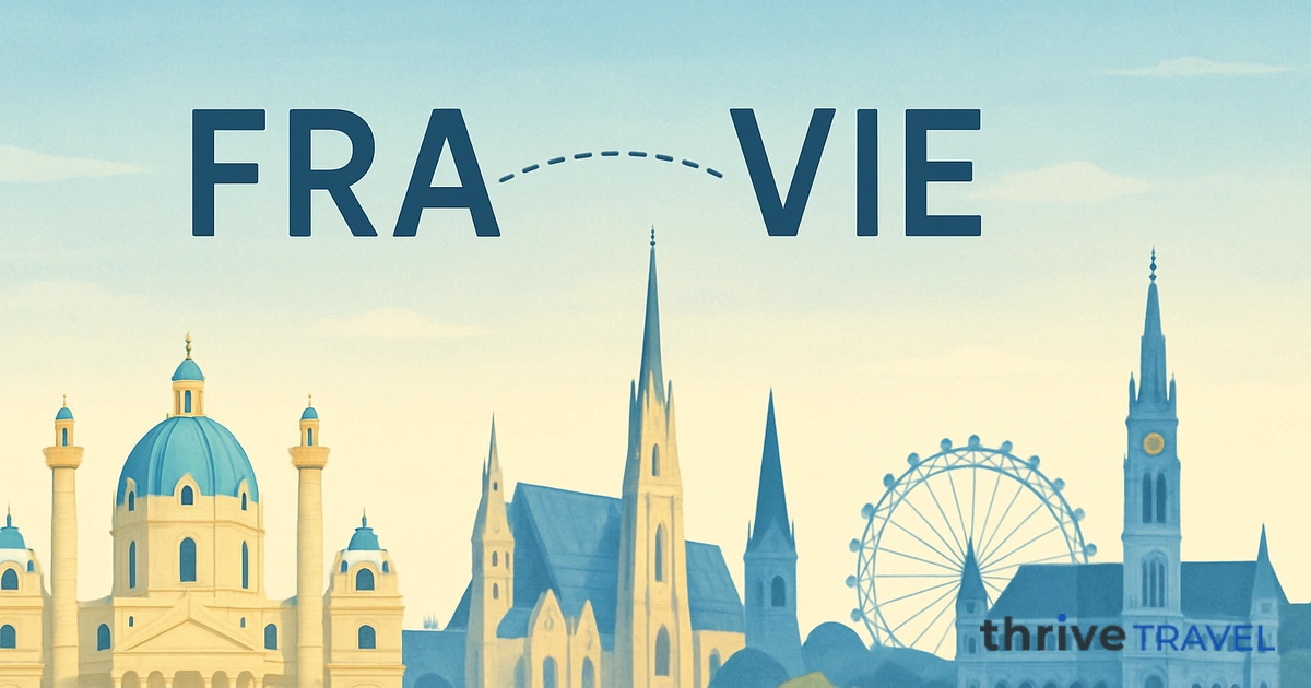 Frankfurt to Vienna