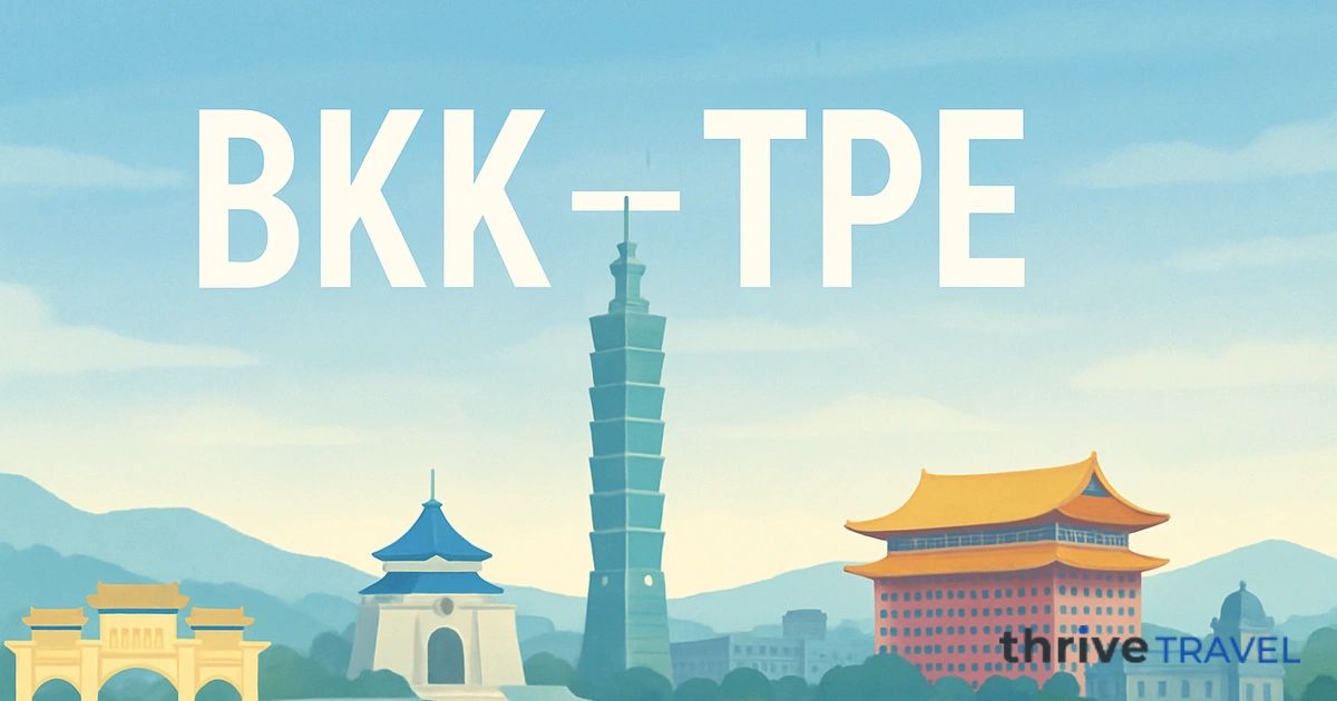 Bangkok to Taipei