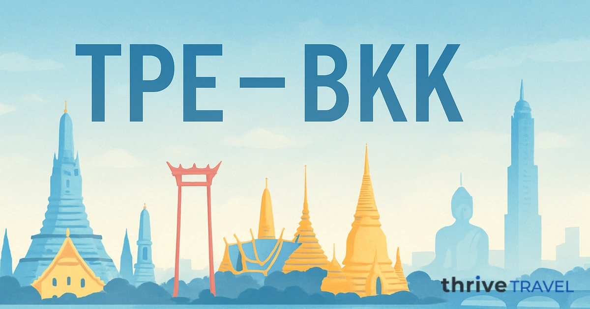 Taipei to Bangkok