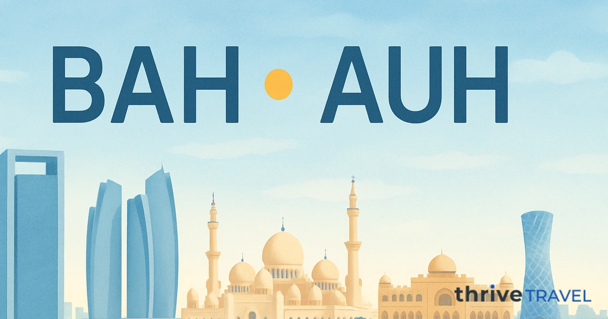 Bahrain to Abu Dhabi