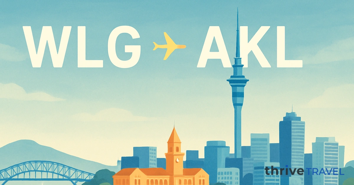 Wellington to Auckland