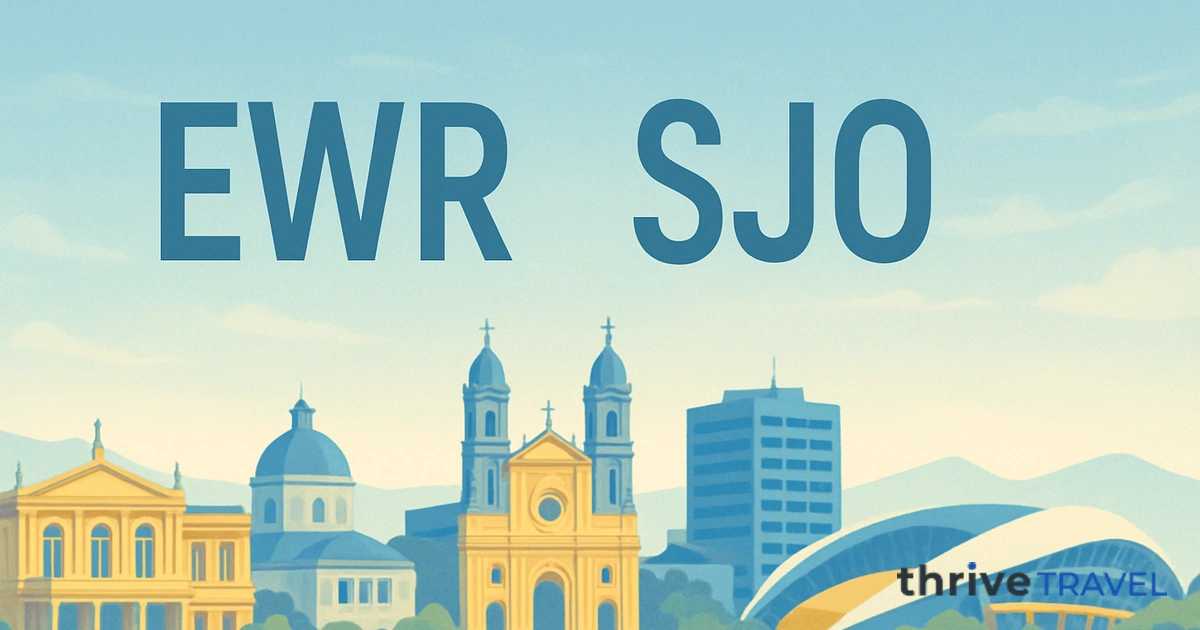 Newark to San José