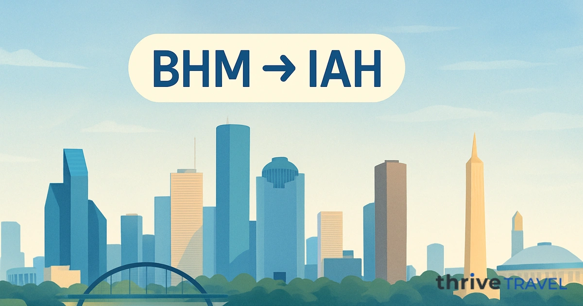 Birmingham to Houston