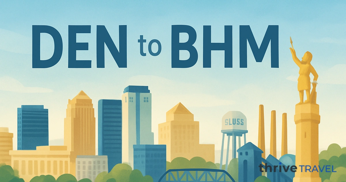 Denver to Birmingham