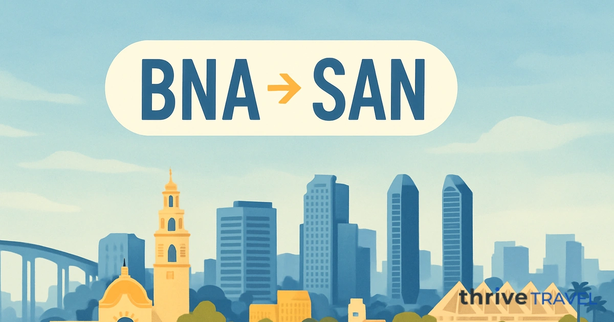 Nashville to San Diego
