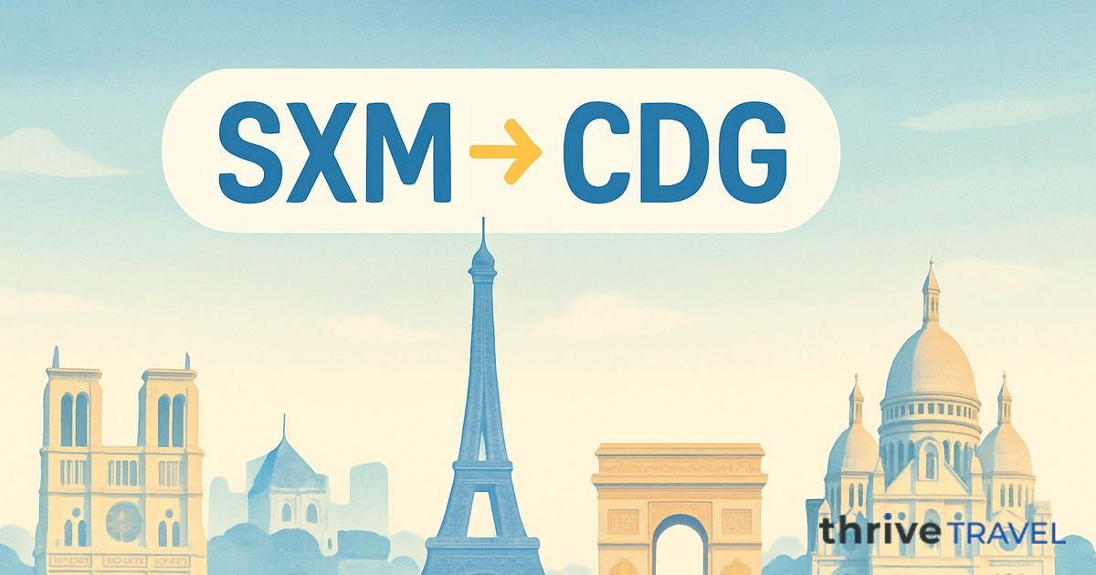 Sint Maarten to Paris