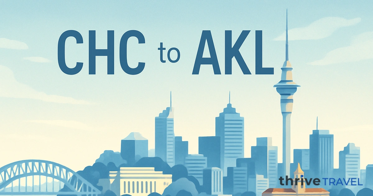 Christchurch to Auckland
