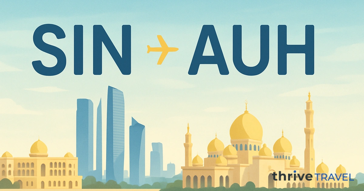 Singapore to Abu Dhabi