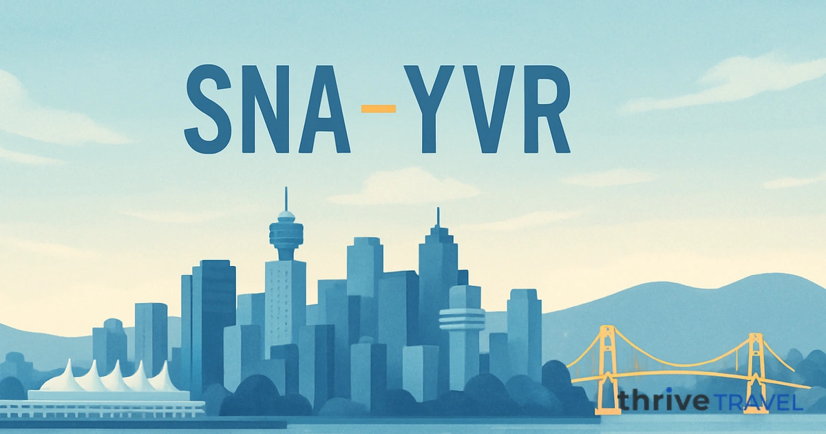 Santa Ana to Vancouver