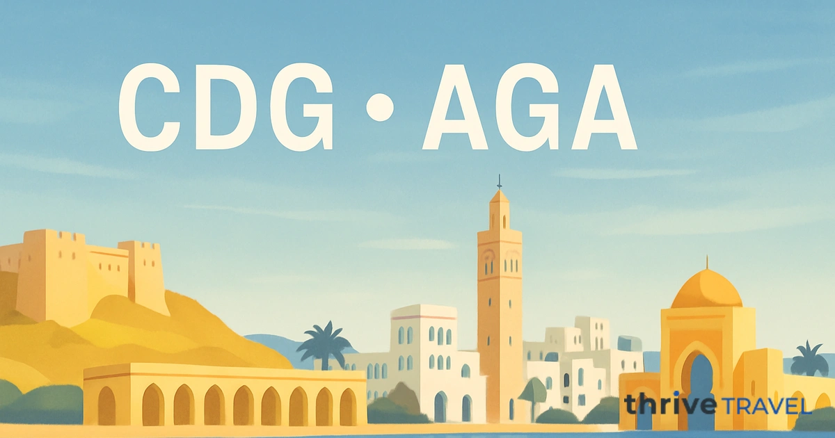 Paris to Agadir
