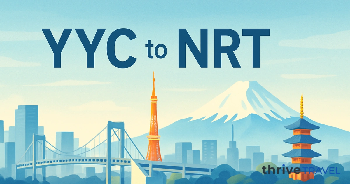 Calgary to Tokyo