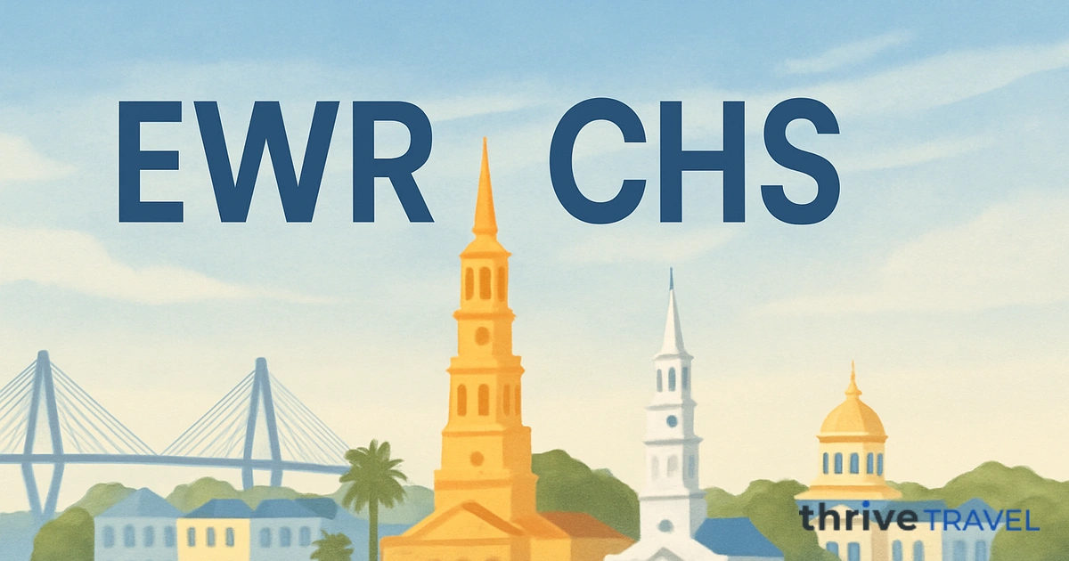 Newark to Charleston