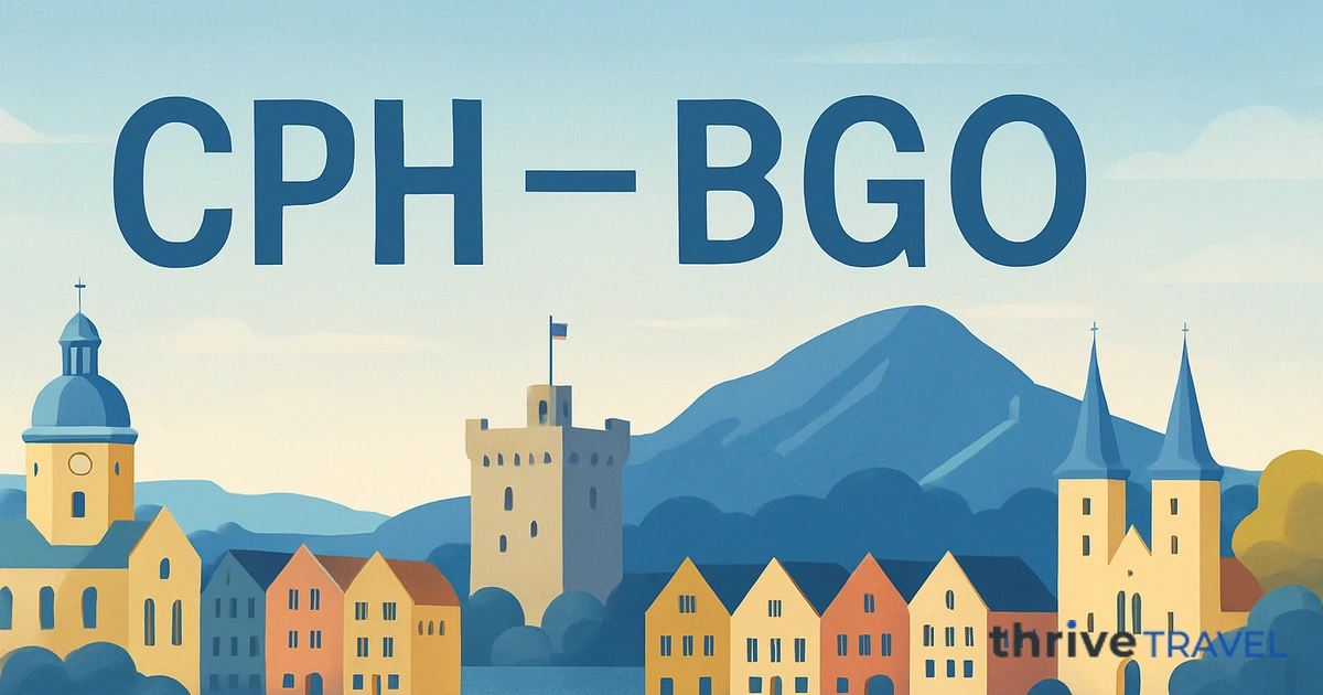 Copenhagen to Bergen