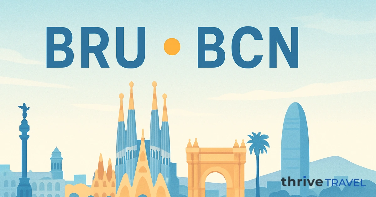 Brussels to Barcelona